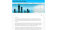 Desktop Screenshot of kovaichess.com